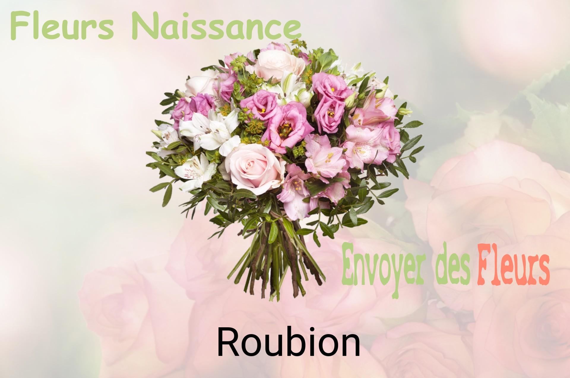 Bouquet de fleurs de naissance livré à Roubion