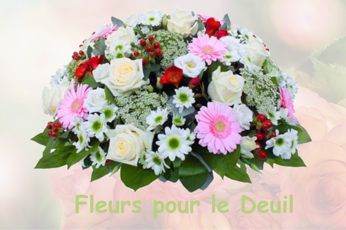 fleurs deuil ROUBION